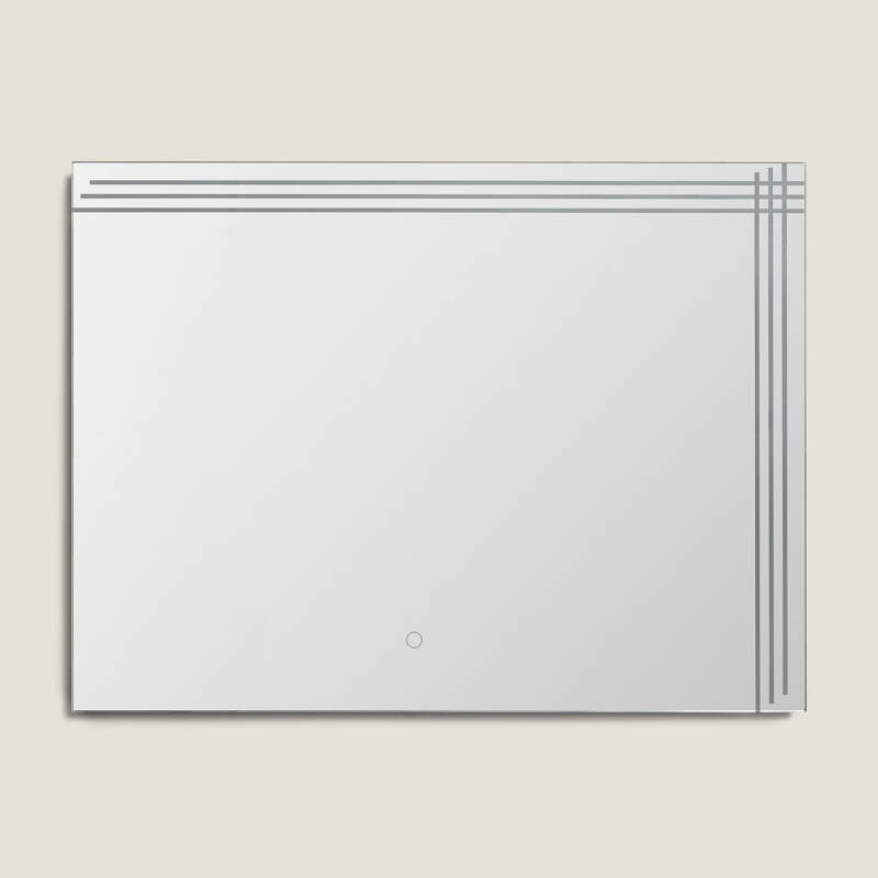 Afbeelding van Badkamer Spiegel met LED verlichting 60x80 cm Dinklage  