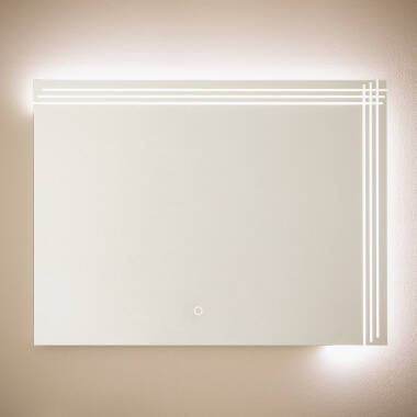 Afbeelding van Badkamer Spiegel met LED verlichting 60x80 cm Dinklage  