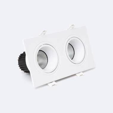 LED Downlight Quadratisch Schwenkbar 18 W Dimmbar Schnitt 75x155mm