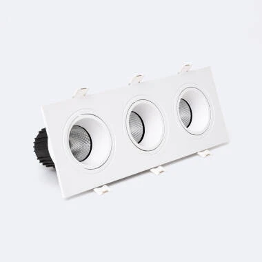 Downlight Carré Inclinable LED 27W Dimmable Coupe 235x75 mm