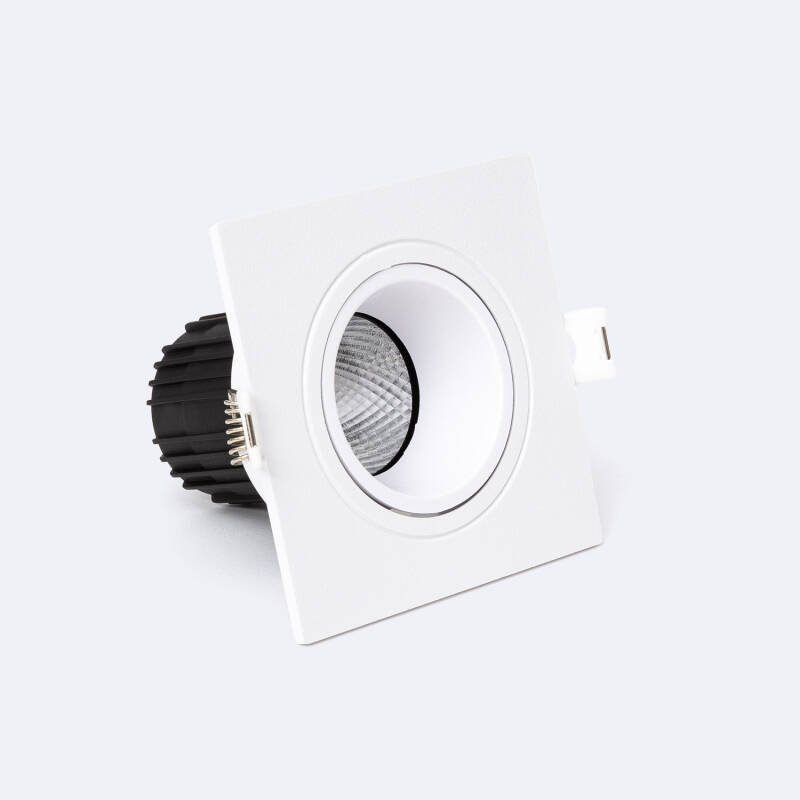Afbeelding van Downlight Vierkant kantelbaar LED 9 Zaagmaat Ø 75mm