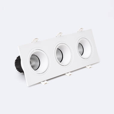 Downlight Kwadratowy Uchylno-Obrotowy LED 21W, Wycięcie 235×75 mm