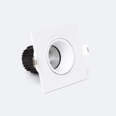 LED Downlight Quadratisch Schwenkbar 9W Schnitt Ø 75 mm