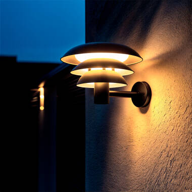 Wandlamp Outdoor Solar LED 1,5W Aluminium Biel