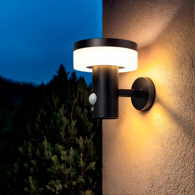 Außenwandleuchte Solar LED 1,5W Aluminium mit Bewegungssensor Ashier