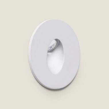 Balise LED Encastrable Murale Rond Aluminium Adam