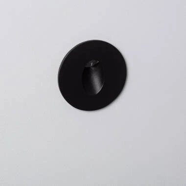Balise LED Encastrable Murale Rond Aluminium Adam