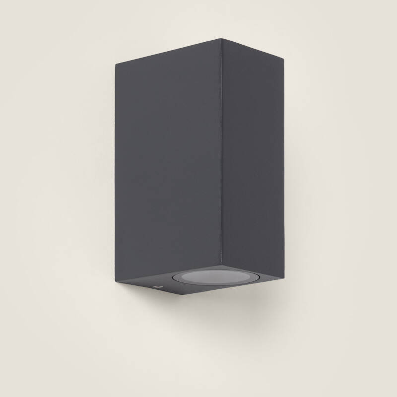 Afbeelding van Wandlamp Outdoor Aluminium Dubbelzijdige Verlichting Miseno Donkergrijs 