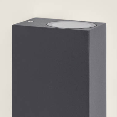 Afbeelding van Wandlamp Outdoor Aluminium Dubbelzijdige Verlichting Miseno Donkergrijs 
