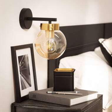 Image de Lampe Murale Métal et Verre Cawu