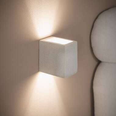 Applique da Parete Cemento Doppia Luce Batam
