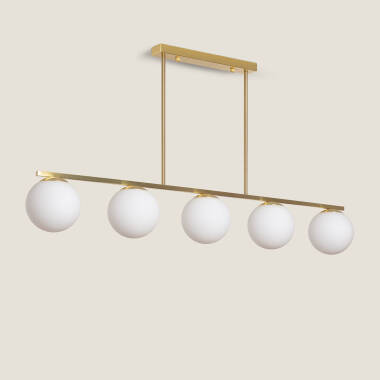 Hanglamp Boqor Metaal en Glas