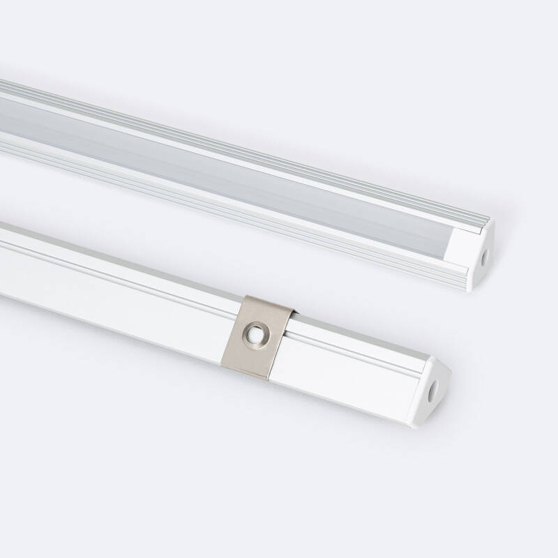 Bild von Aluminiumprofil Ecke 2m für LED Streifen bis 11 mm