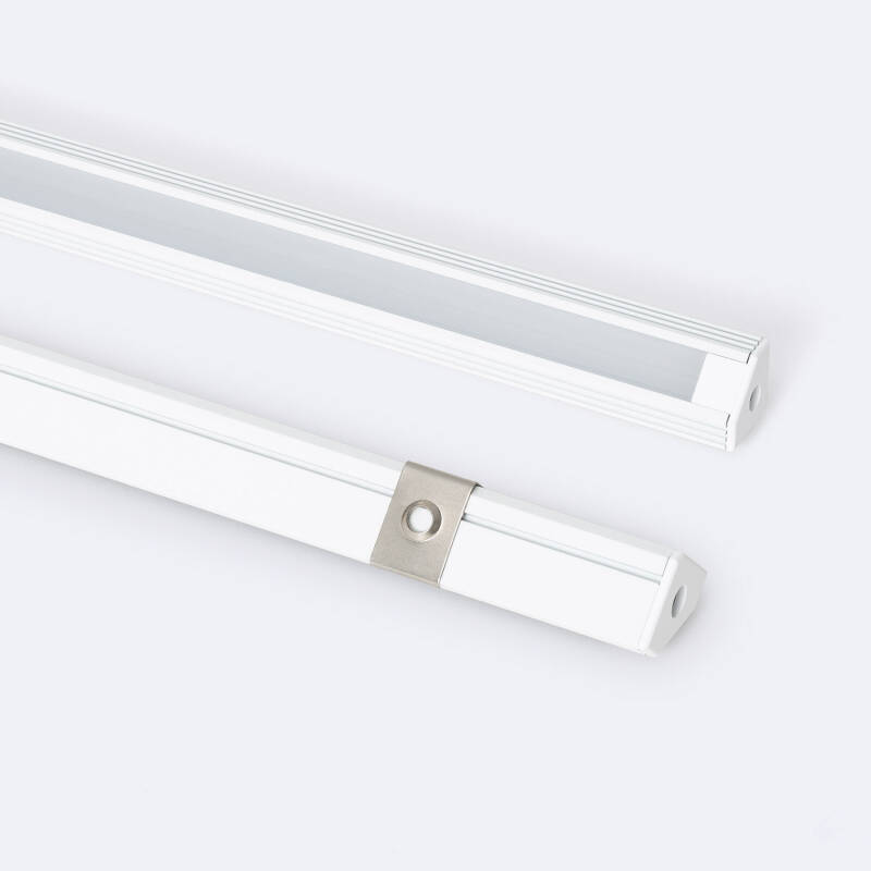 Immagine di Profilo Alluminio Angolare 2m per Striscia LED fino a 11mm