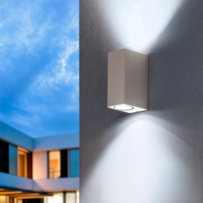 Image of Miseno White Aluminium Double Sided Lighting LED Surface Lamp