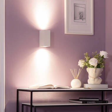 Image of Miseno White Aluminium Double Sided Lighting LED Surface Lamp