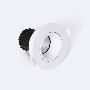 Downlight Rond Inclinable LED 7 W Coupe Ø 75 mm