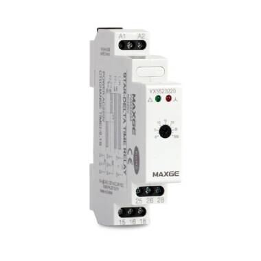 Multifunctionele timer (10 functies) 12-240VAC/DC MAXGE
