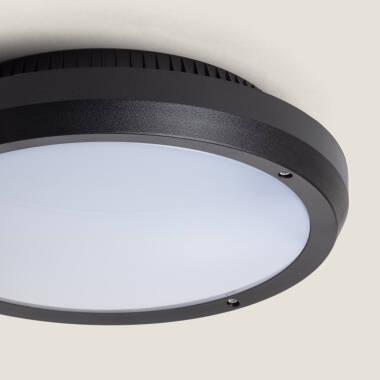 Bild von Deckenleuchte Rund für Aussen Ø300mm IP65 Curio Schwarz