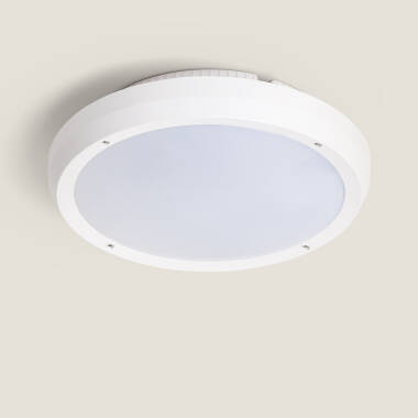 Curio Round White Outdoor Surface Panel Ø300 mm IP65