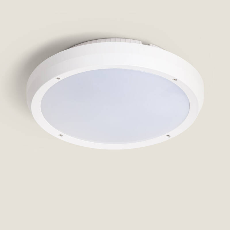 Afbeelding van Plafondlamp Rond Outdoor Ø300 mm  IP65 Curio Wit