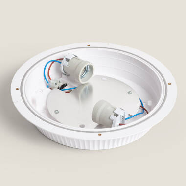 Image de Plafonnier Rond Extérieur Curio IP65 Blanc Ø300 mm