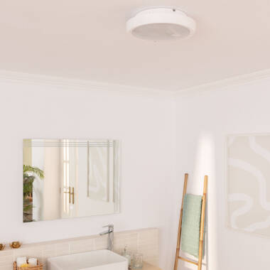Afbeelding van Plafondlamp Rond Outdoor Ø300 mm  IP65 Curio Wit