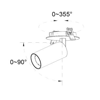Image of Misoh Aluminium Recessed 30W LED Spotlight 