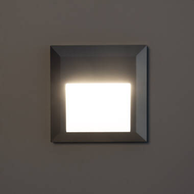 Afbeelding van Wandlamp LED Inbouw Vierkant Adam