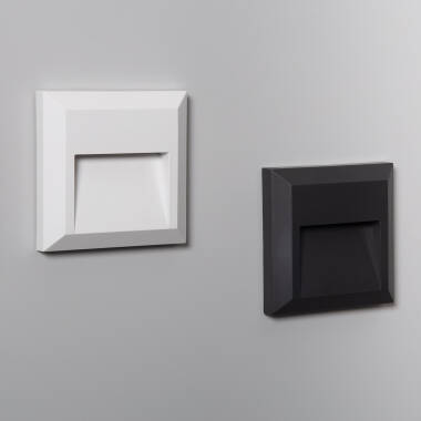 Afbeelding van Wandlamp LED Inbouw Vierkant Adam