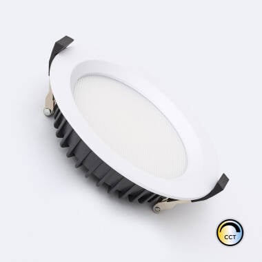 Round 13W LED Downlight Ø110mm Cut Out Selectable CCT SAMSUNG AERO 130lm/W Microprismatic LIFUD