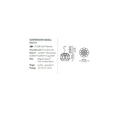Bild von Pendelleuchte SLAMP Flora Suspension Small