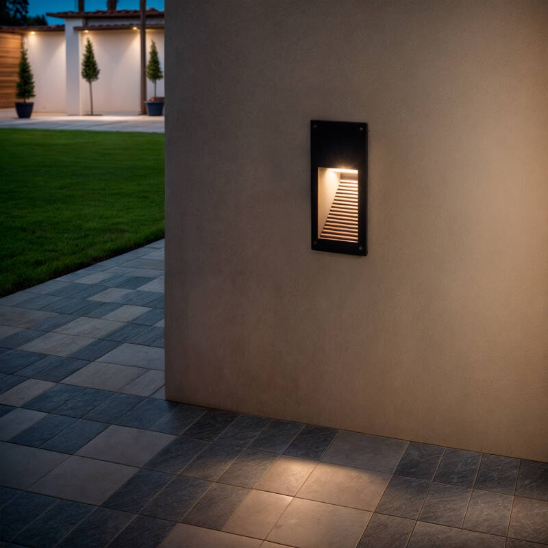 Image of Olite 3W Outdoor Recessed LED Wall Light 