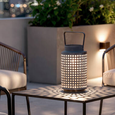 Arta Small Portable Solar LED Table Lamp with Rechargeable Battery