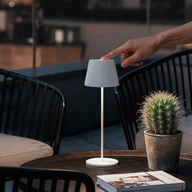 Bild von LED-Tischlampe 1.2W Tragbar Aussen Aluminium mit wiederaufladbarem USB-Akku Willox