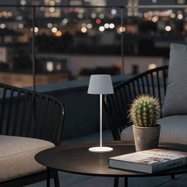 Bild von LED-Tischlampe 1.2W Tragbar Aussen Aluminium mit wiederaufladbarem USB-Akku Willox