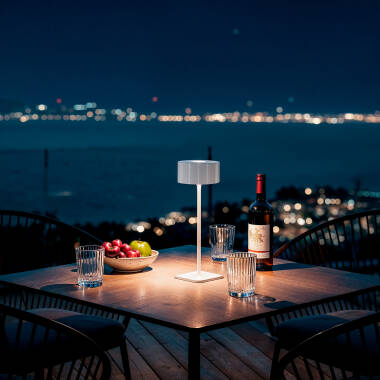 Image of Cesc 3W Outdoor Portable LED Table Lamp with USB Rechargeable Battery