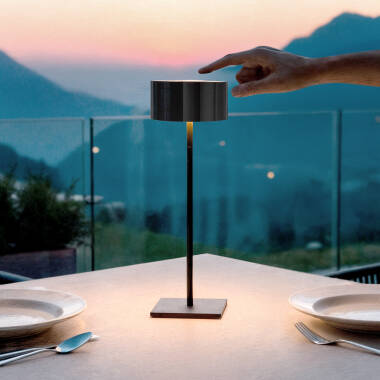 Bild von LED Tischlampe 3W Tragbar für Außen mit Wiederaufladbarem USB Akku Cesc