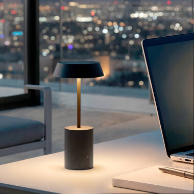 LED-Tischleuchte ohne Kabel für den Außenbereich Ula