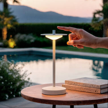 Bild von LED Tischlampe 1W tragbar mit wiederaufladbarem USB-Akku Estepona