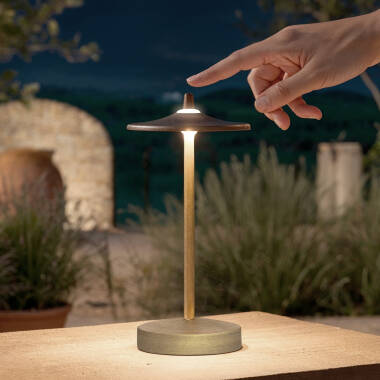 Lampada da Tavolo LED Portatile per Esterni con Batteria USB Ricaricabile Milevani