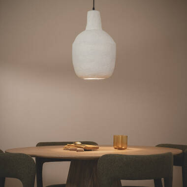 Image of Hegoi Paper Mache Pendant Lamp ILUZZIA 