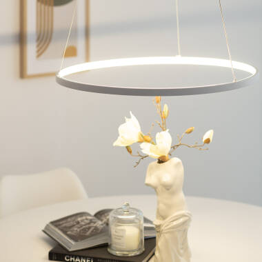 Image de Suspension LED 20W Añuminium CCT Sélectionnable Ivalo