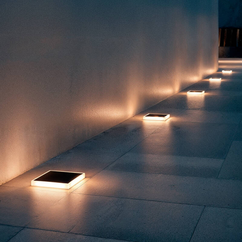 Afbeelding van Wandlamp Outdoor  LED 2W  Inbouw Vierkant  Rembel