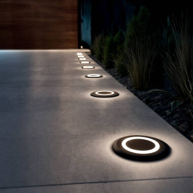 Welly Round 2W Outdoor Recessed LED Wall Light
