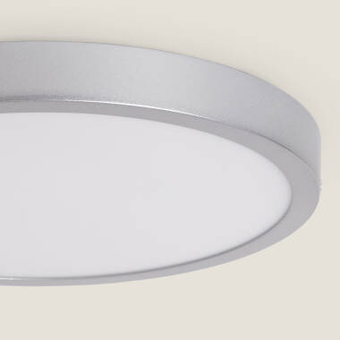Immagine di Plafoniera LED 24W Circolare Alluminio Ø280 mm Slim CCT Selezionabile Galán SwitchDimm