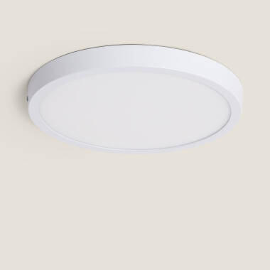 Plafoniera LED 24W Circolare Alluminio Ø280 mm Slim CCT Selezionabile Galán SwitchDimm