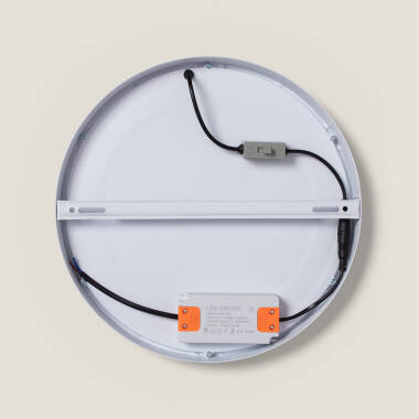 Bild von LED-Deckenleuchte 24W Rund Aluminium Ø280 mm Slim CCT Wählbar Galán SwitchDimm