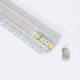 Bild von Aluminiumprofil Gipseinbau für LED Streifen bis 20mm mit durchgehender Abdeckung
