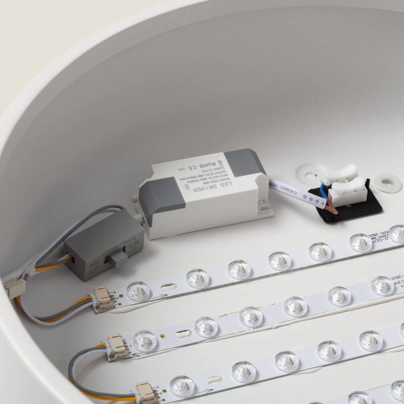 Afbeelding van Plafondlamp LED 24W Metaal Ø350 mm CCT Selecteerbaar Eyelight Afbeelding van Plafondlamp LED 24W Metaal Ø350 mm CCT Selecteerbaar Eyelight